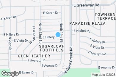 Map image of the property - 2307 E Hillery Dr