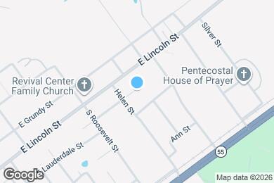 Map image of the property - 1306 E Lauderdale St