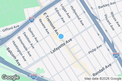 Map image of the property - EAST TREMONT AVENUE