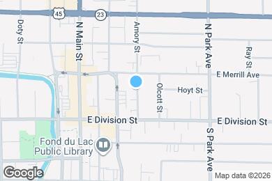 Map image of the property - 50 Amory St