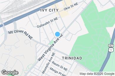 Map image of the property - 1904 W Virginia Ave NE