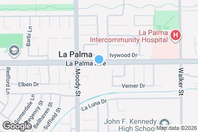 Map image of the property - 5102 La Palma Ave