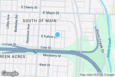 Map image of the property - 1807 E Fulton St
