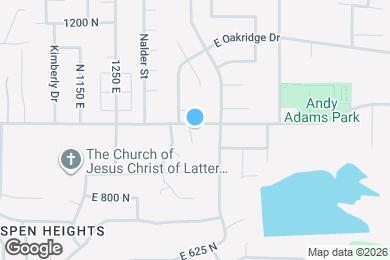 Map image of the property - 1392 E Gordon Ave