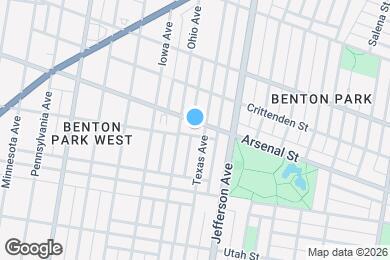 Map image of the property - 2634 Arsenal St