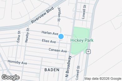 Map image of the property - 835 Elias Ave