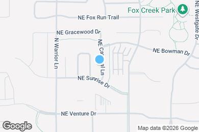 Map image of the property - 330 NE Cardinal Ln