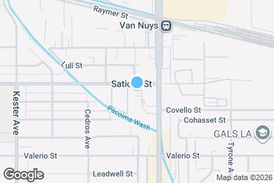 Map image of the property - 14534 Saticoy St