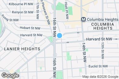 Map image of the property - 1506 Columbia Rd NW