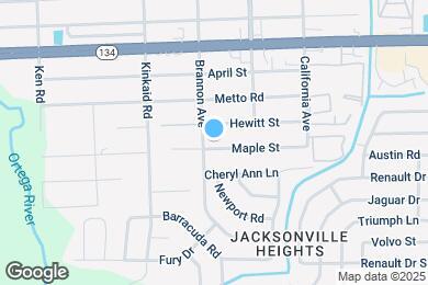 Map image of the property - 8281 Maple St
