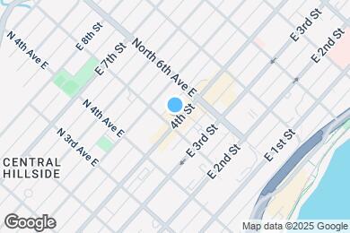 Map image of the property - 515 E 4th St