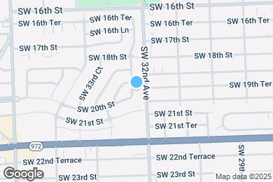Map image of the property - 3210 SW 19th Ter