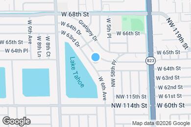 Map image of the property - 623 W 63rd Dr