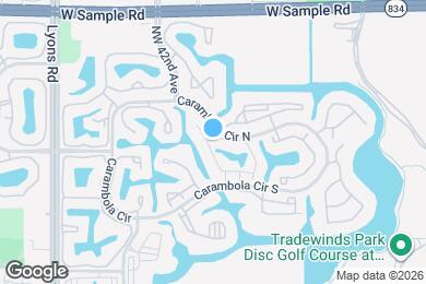 Map image of the property - 4615 Carambola Cir S