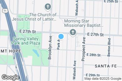 Map image of the property - 2723 Park Ave