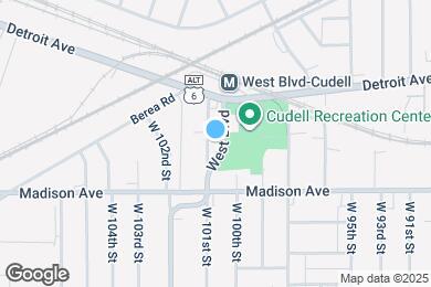 Map image of the property - 1447 W 101st St