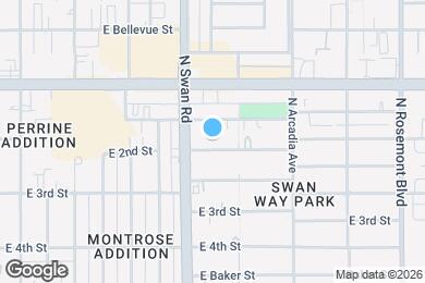 Map image of the property - 4733 E 2nd St