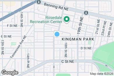 Map image of the property - 1709 E St NE