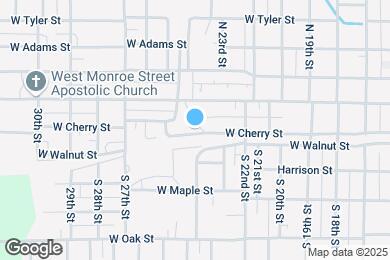 Map image of the property - 901 W Cherry St