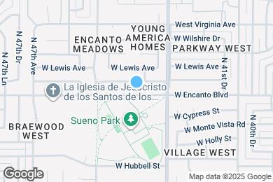 Map image of the property - 4342 W Encanto Blvd