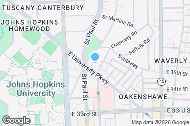 Map image of the property - 3601 Greenway