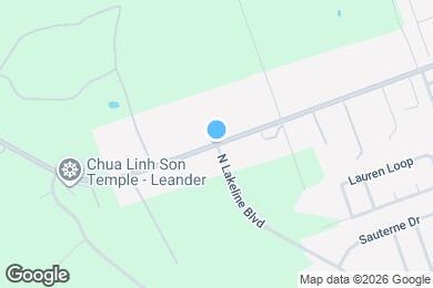 Map image of the property - 9725 N Lakeline Blvd