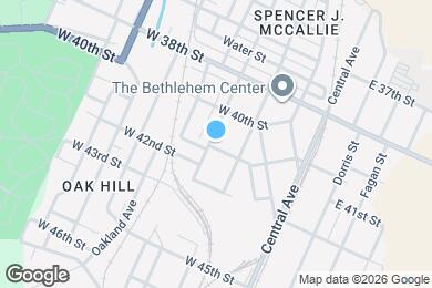 Map image of the property - 4028 Highland Ave