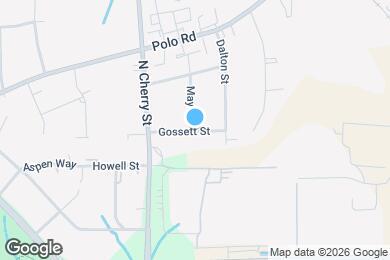 Map image of the property - 405 Gossett St