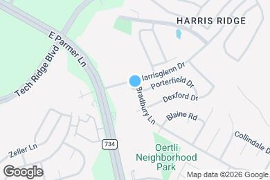 Map image of the property - 1109 Bradbury Ln