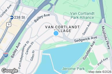 Map image of the property - 3870 Sedgwick Ave