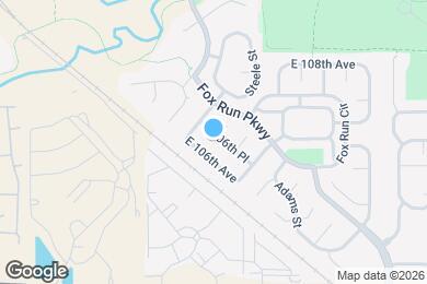 Map image of the property - 3082 E 106th Pl