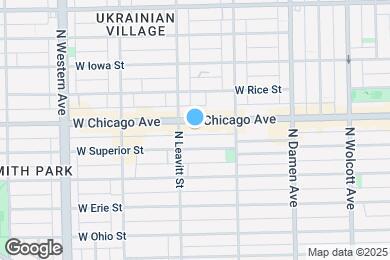 Map image of the property - 2145 W Chicago Ave