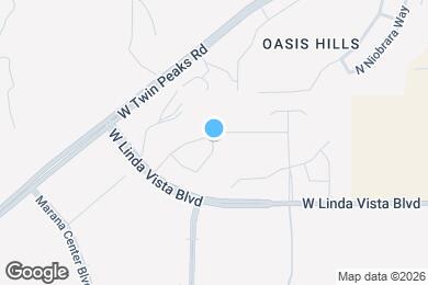 Map image of the property - 6295 W Calle Bilboa