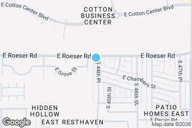 Map image of the property - 5214 S 44th Pl