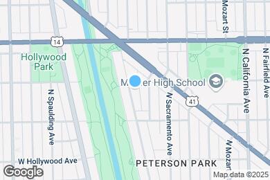 Map image of the property - 5849 N Virginia Ave