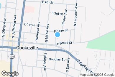 Map image of the property - 55 Denton Ave