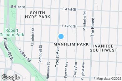 Map image of the property - 4245 Troost Ave