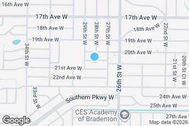 Map image of the property - 2801 20th Ave Dr W