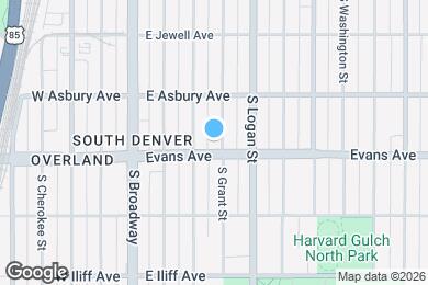 Map image of the property - 2077 S Grant St