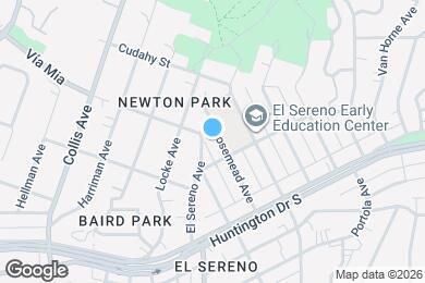 Map image of the property - 3821 Rosemead Ave