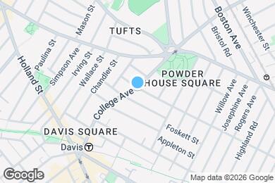 Map image of the property - 97 College Ave