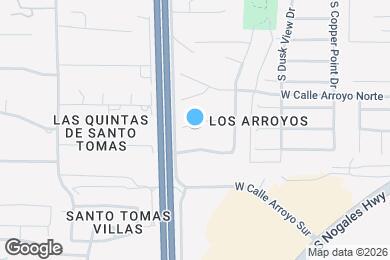 Map image of the property - 909 W Placita El Cauce Rico