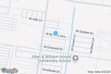 Map image of the property - 801 W Bronze Dr