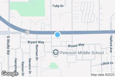 Map image of the property - 1008 E El Camino Real