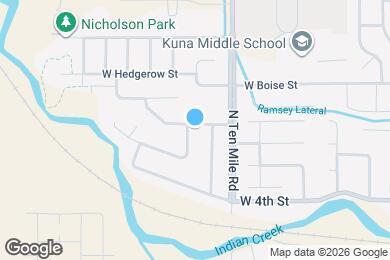 Map image of the property - 1717 W Topanga Dr