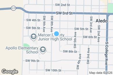 Map image of the property - 708 SW 6th St