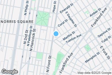 Map image of the property - 2014 Amber St