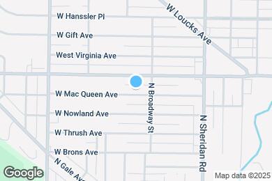 Map image of the property - 915 W Macqueen Ave