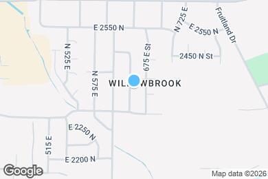 Map image of the property - 2368 N 650 E