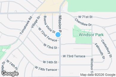 Map image of the property - 3902 W 72nd Terrace